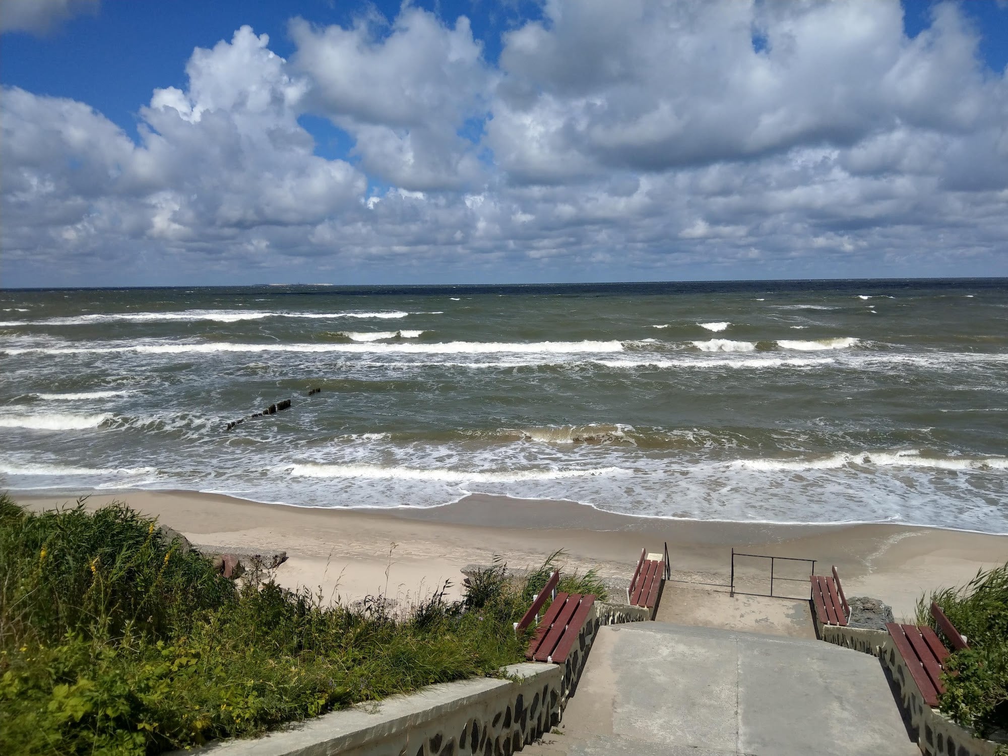 Западный пляж Малиновка